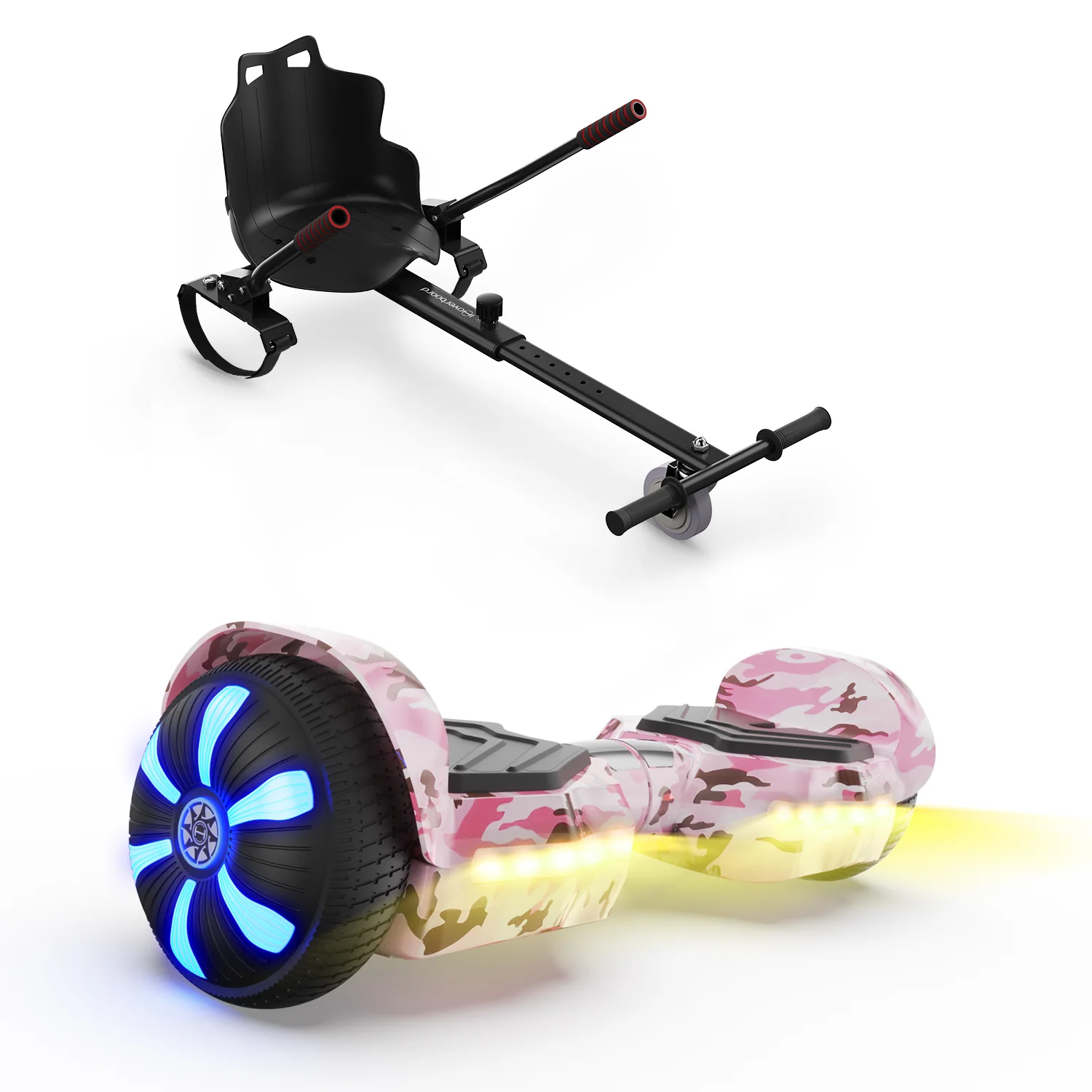 H1 Self Balancing Hoverboard with Bluetooth Music and LED Lights - Multiple Colors - Image 16
