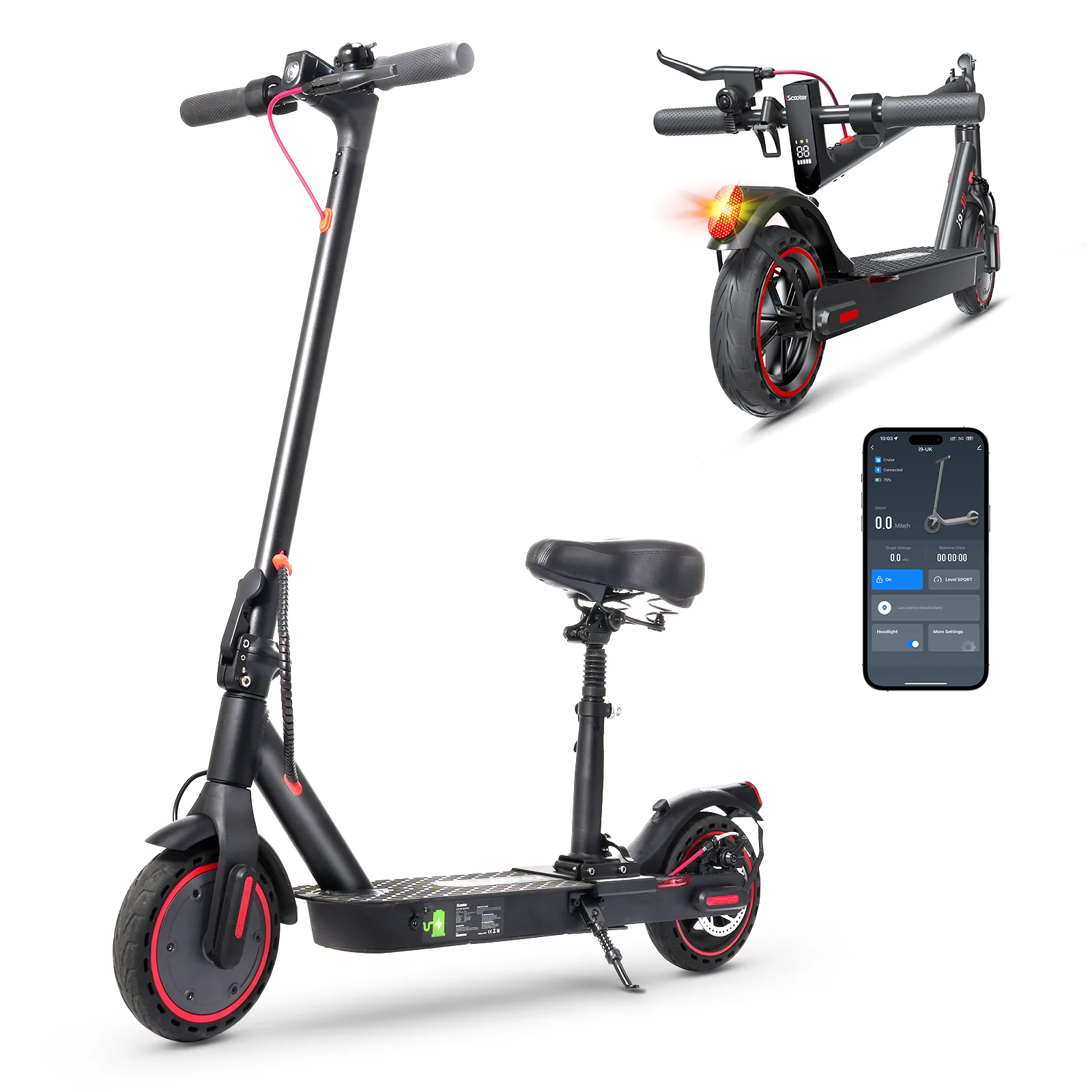 iScooter i9 Commuter Electric Scooter - Image 13