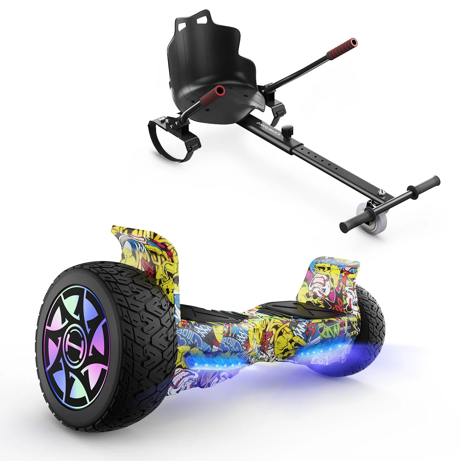 8.5" H8Max Off Road Hoverboard with Bluetooth Music and LED Lights - Self Balancing System - Image 19