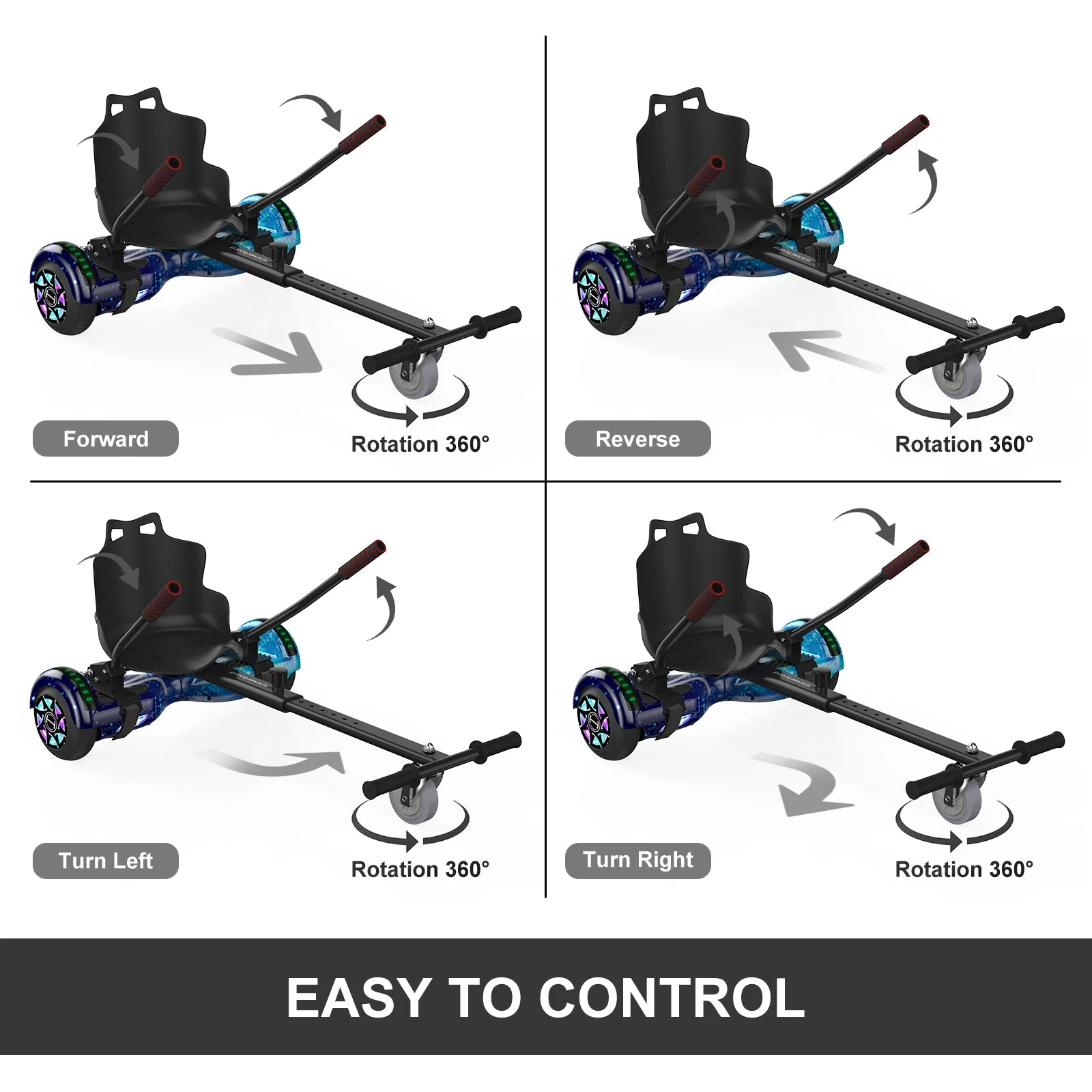 K3 Hoverboard Go Kart(NOT compatible with H1 Hoverboard) - Image 6