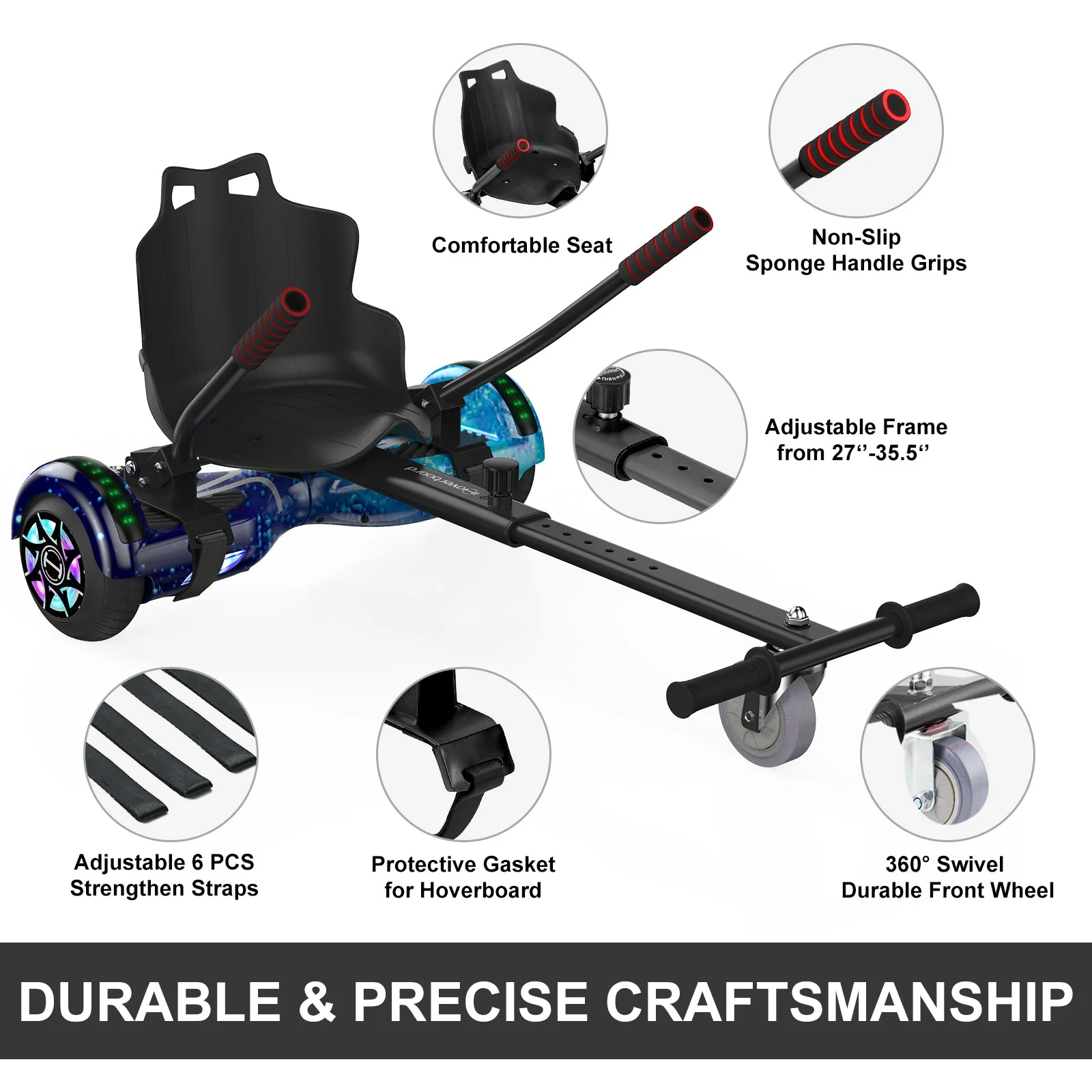 K3 Hoverboard Go Kart(NOT compatible with H1 Hoverboard) - Image 8