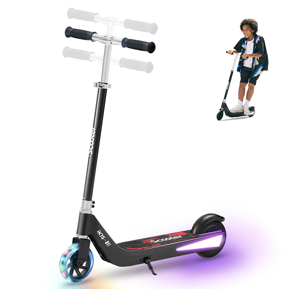 iScooter iK3Pro/iK1S Electric Scooter for Kids with Colorful Lights - Image 14