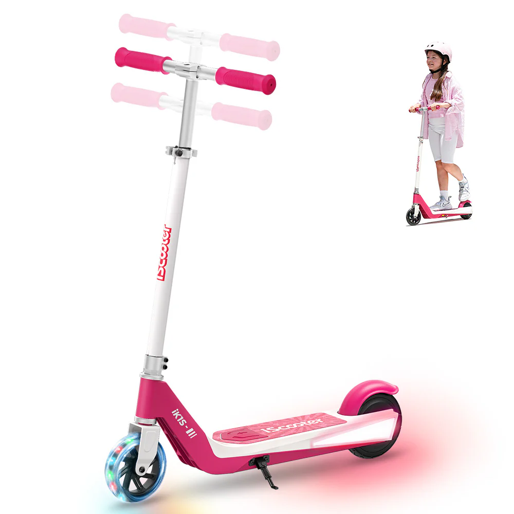 iScooter iK3Pro/iK1S Electric Scooter for Kids with Colorful Lights - Image 30