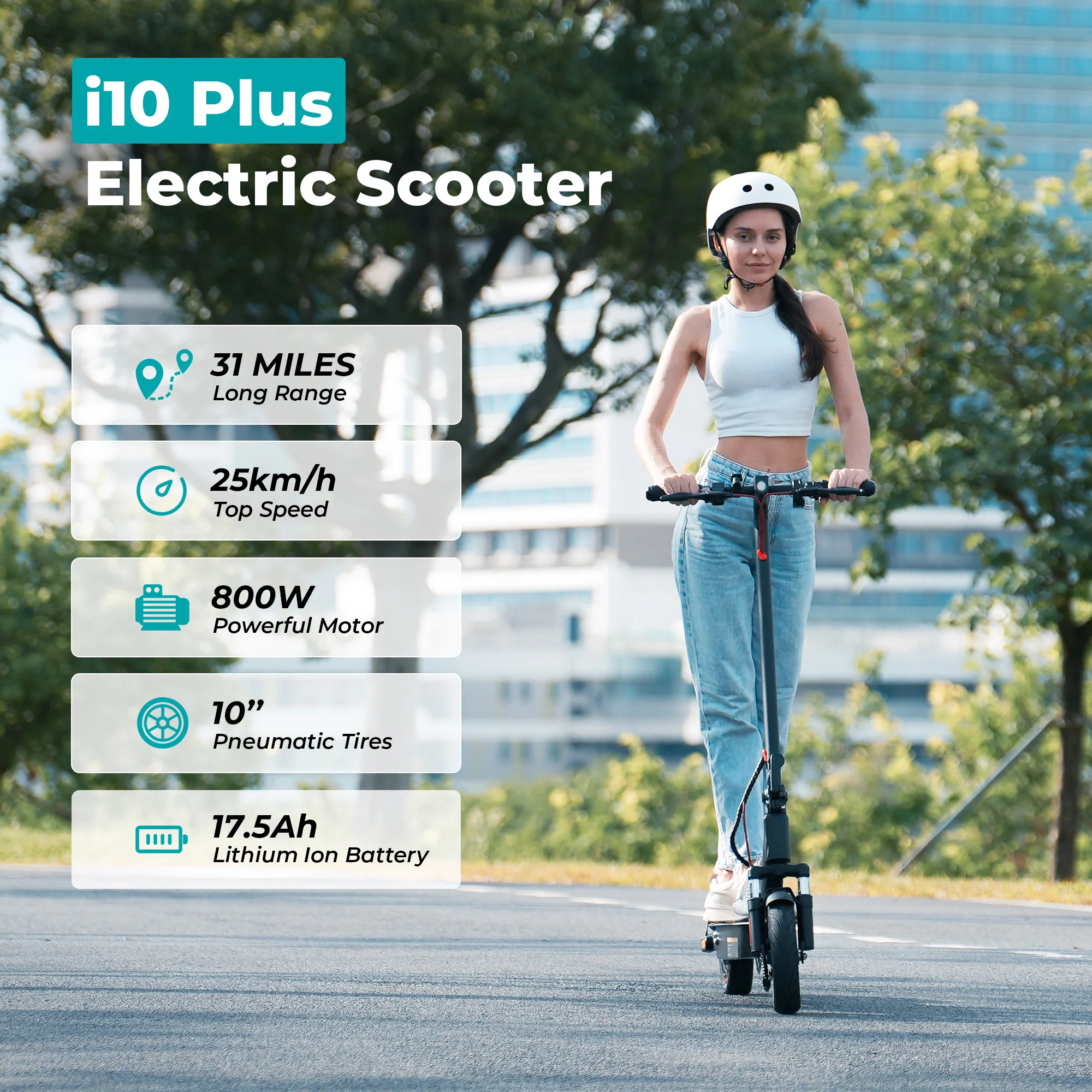 iScooter i9Max 500W Commuting Electric Scooter - Image 16