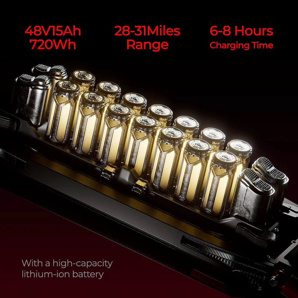 iScooter iX4/iX5 Off Road Electric Scooter with APP Control - Image 6