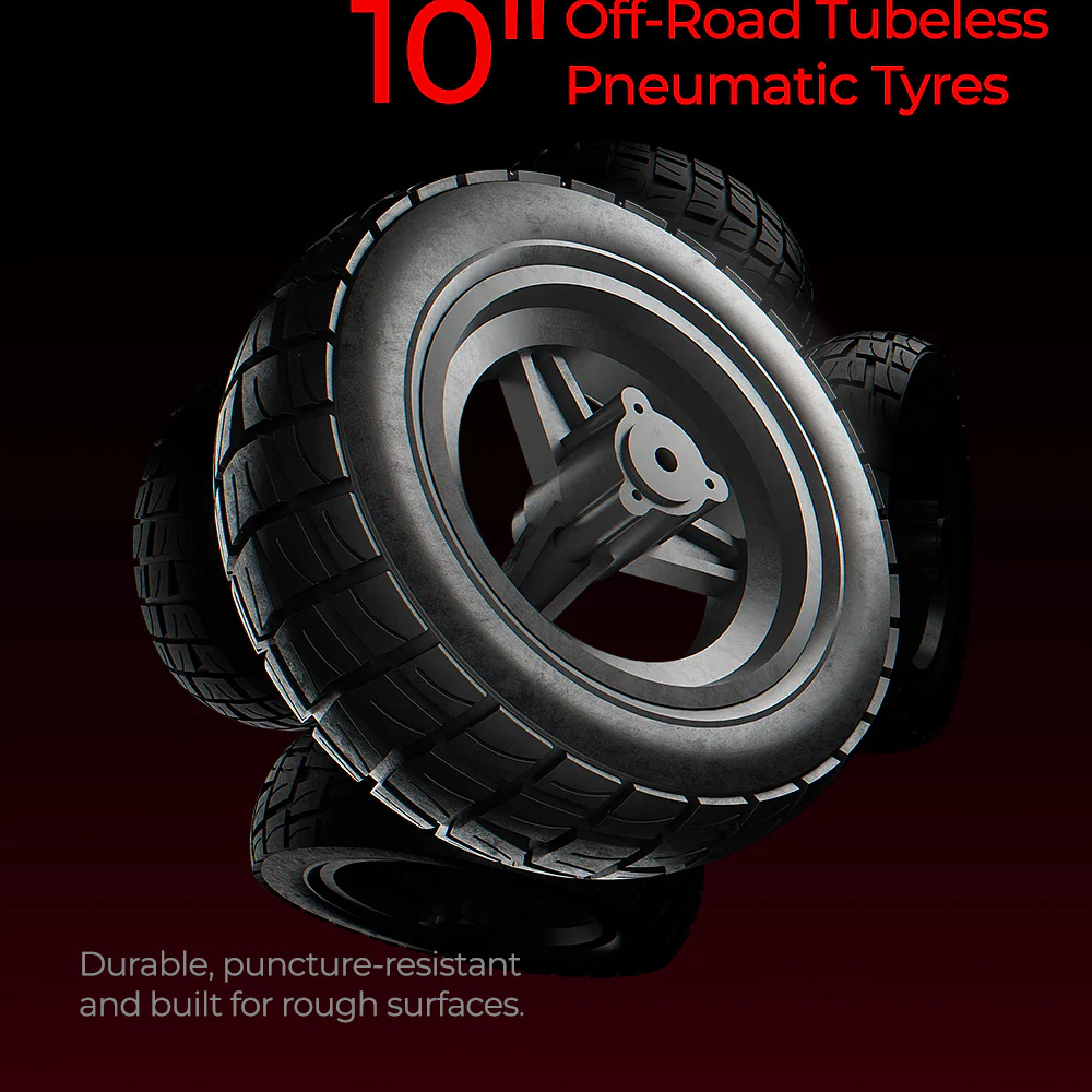 iScooter iX4/iX5 Off Road Electric Scooter with APP Control - Image 8