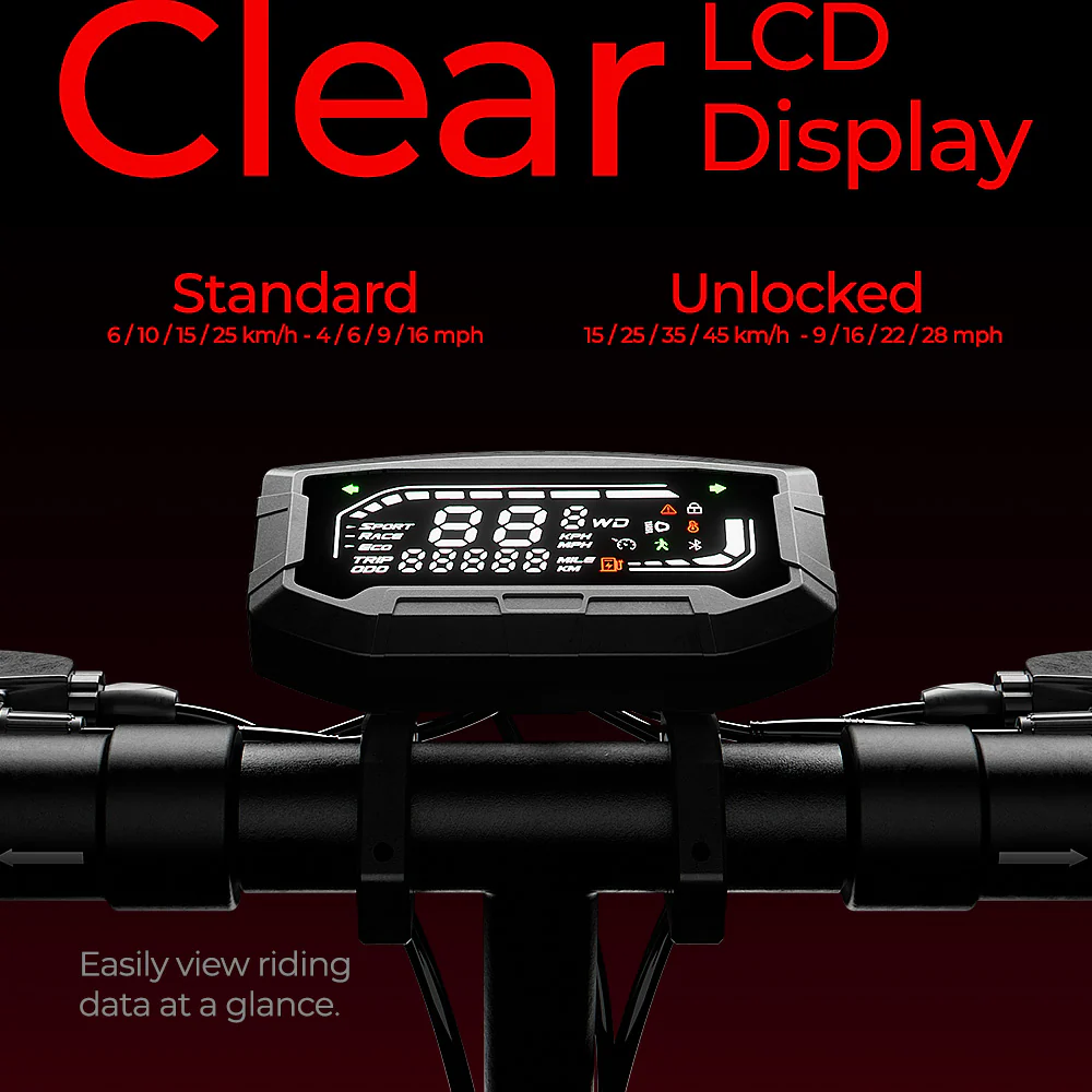 iScooter iX4/iX5 Off Road Electric Scooter with APP Control - Image 9