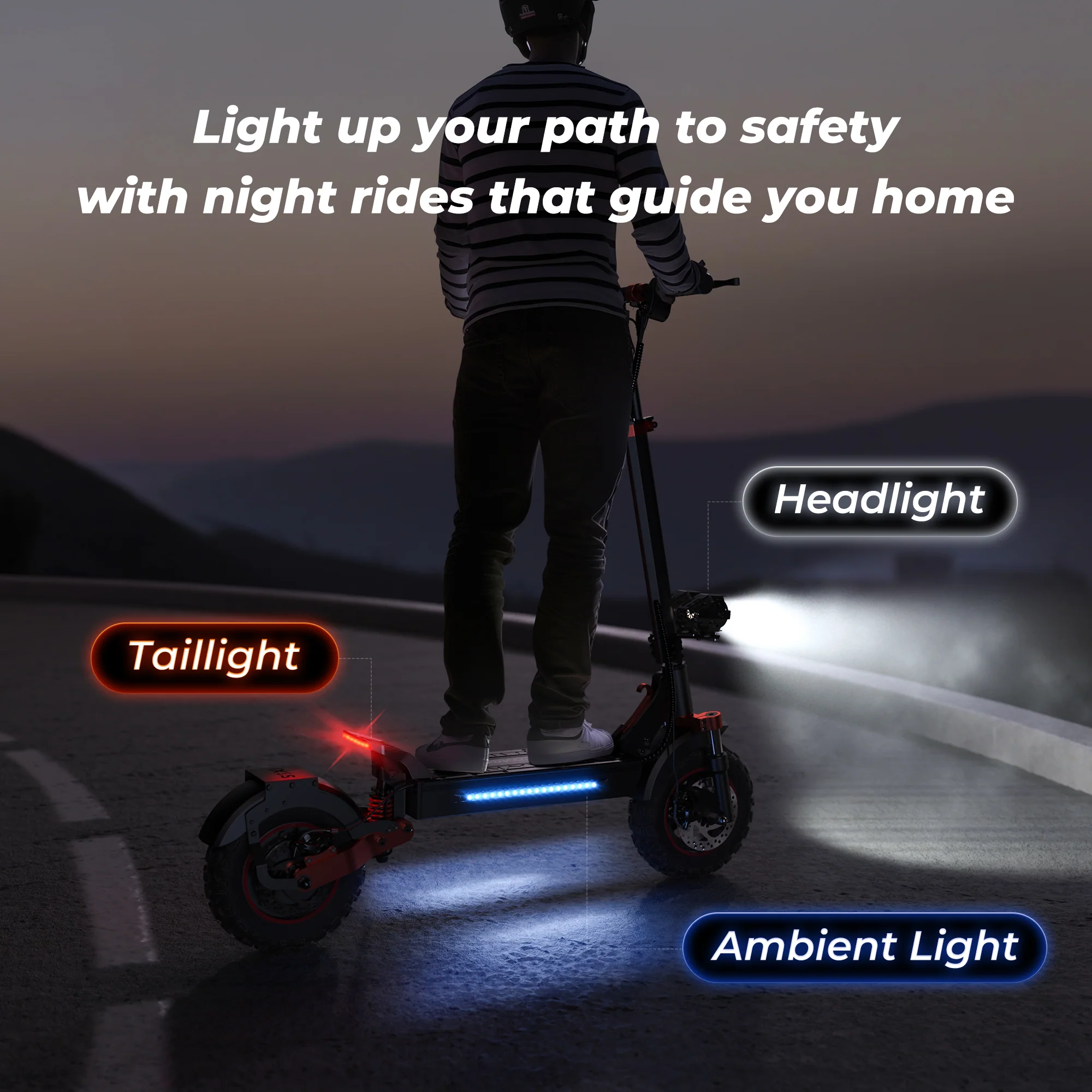 iScooter iX5 / iX5S 1000W Off Road Electric Scooter - Image 9