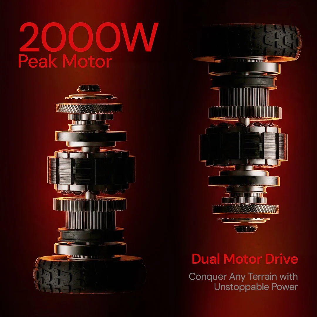 iScooter iX7Pro 2000W Off Road Electric Scooter - Image 3