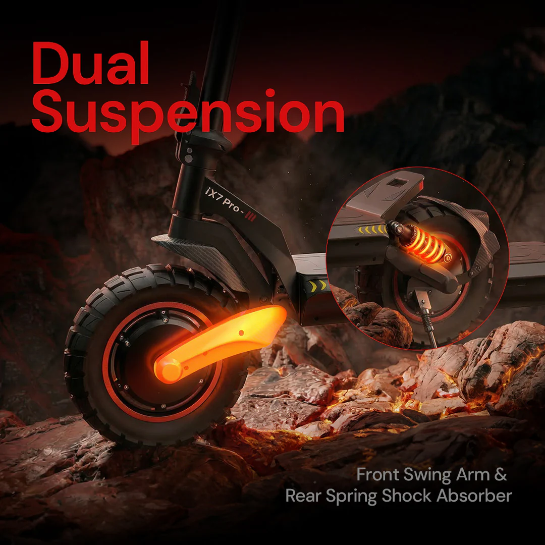 iScooter iX7Pro 2000W Off Road Electric Scooter - Image 5