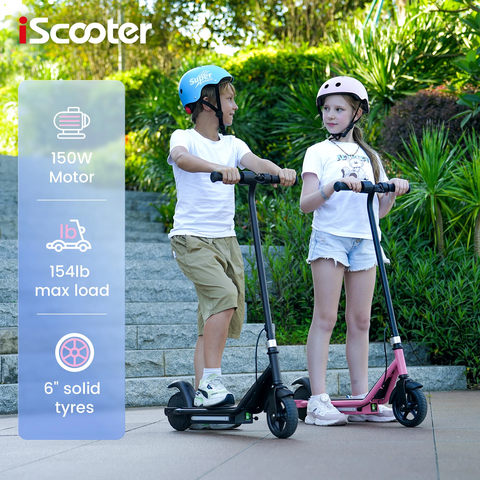 iScooter iK3Pro/iK1S Electric Scooter for Kids with Colorful Lights - Image 16