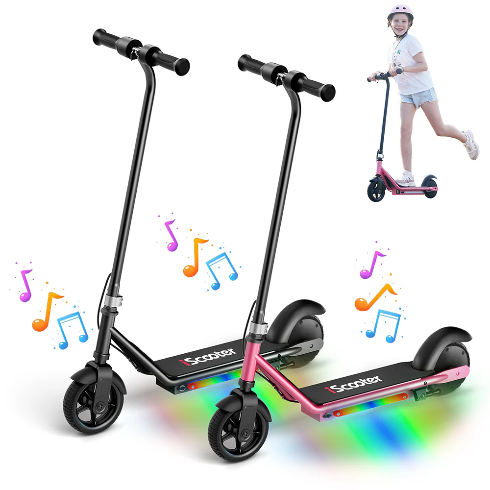 iScooter iK3Pro/iK1S Electric Scooter for Kids with Colorful Lights - Image 26
