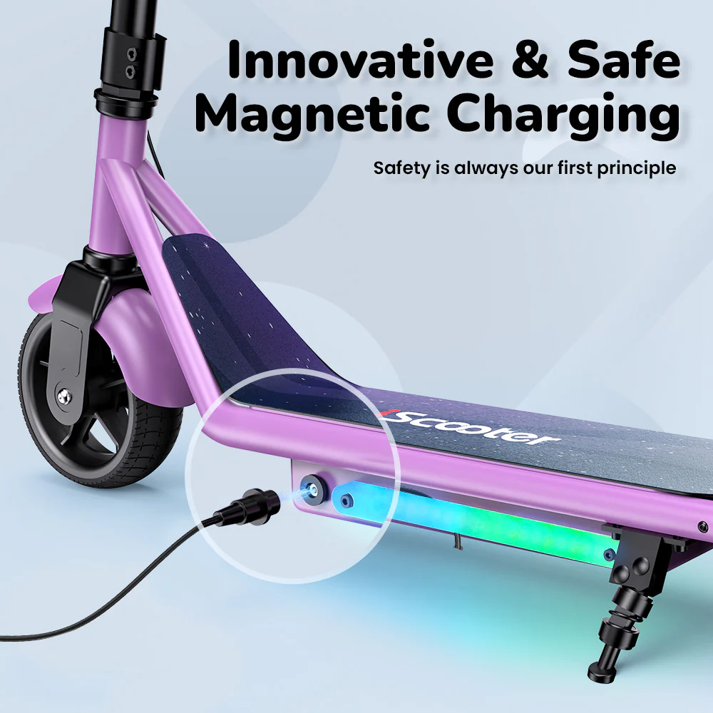iScooter iK3Pro/iK1S Electric Scooter for Kids with Colorful Lights - Image 9