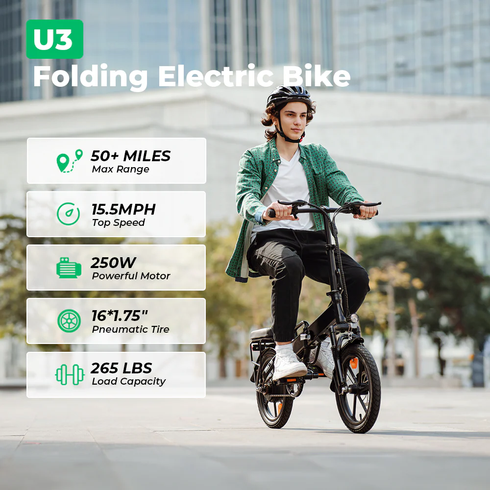 U1 Foldable Electric Bike 500W - Image 25