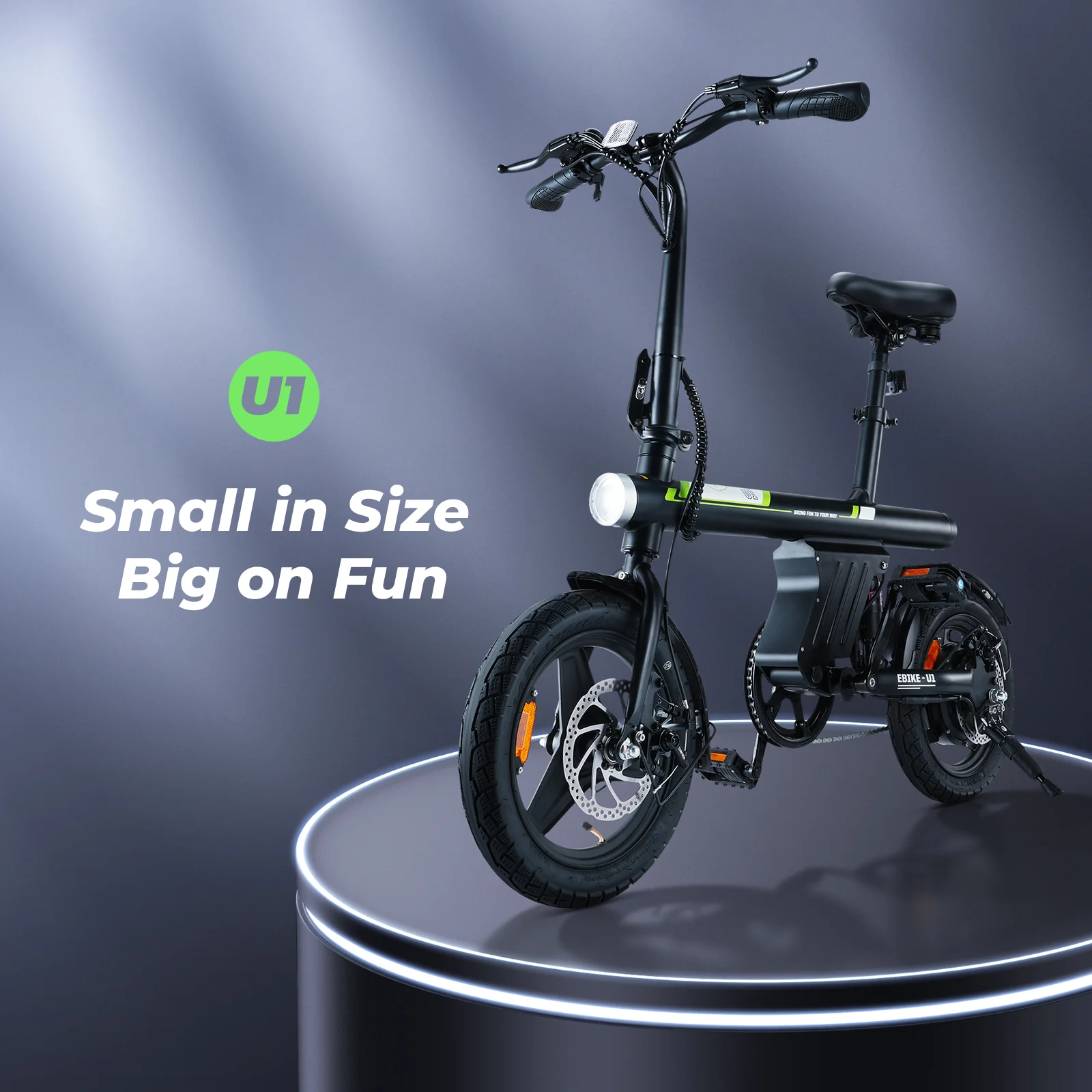 U1 Foldable Electric Bike 500W - Image 3