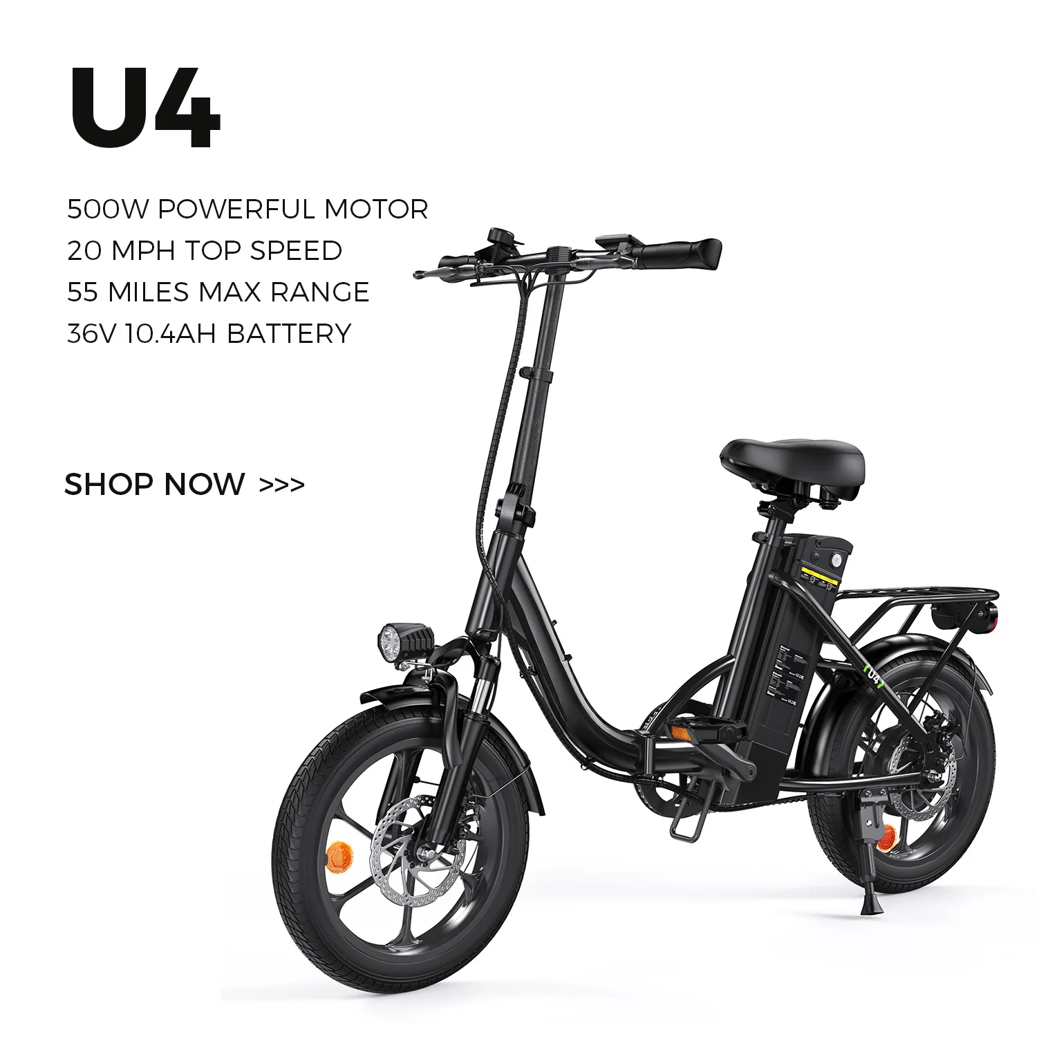 U2 Commuter Step-Thru Electric Bike - Image 16