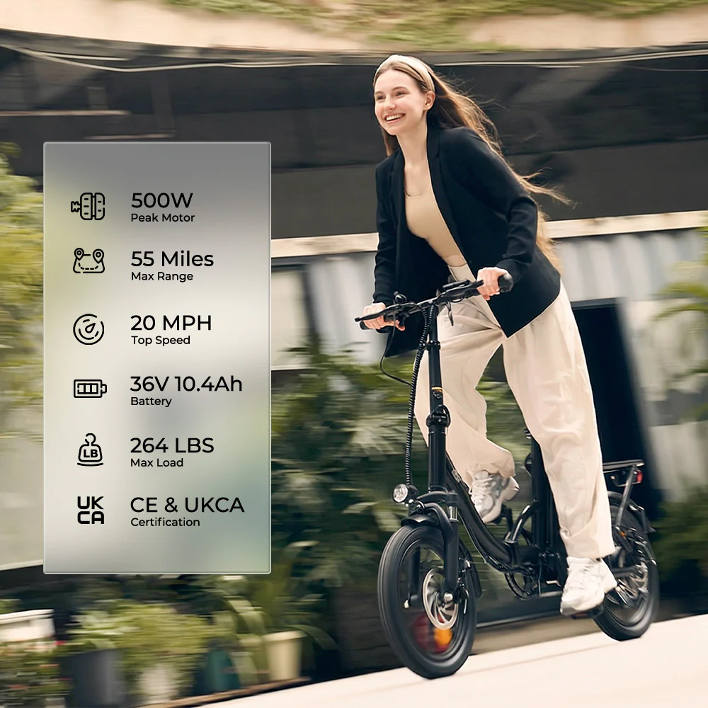 U4 Low Step Through Foldable Electric Bike - Image 13