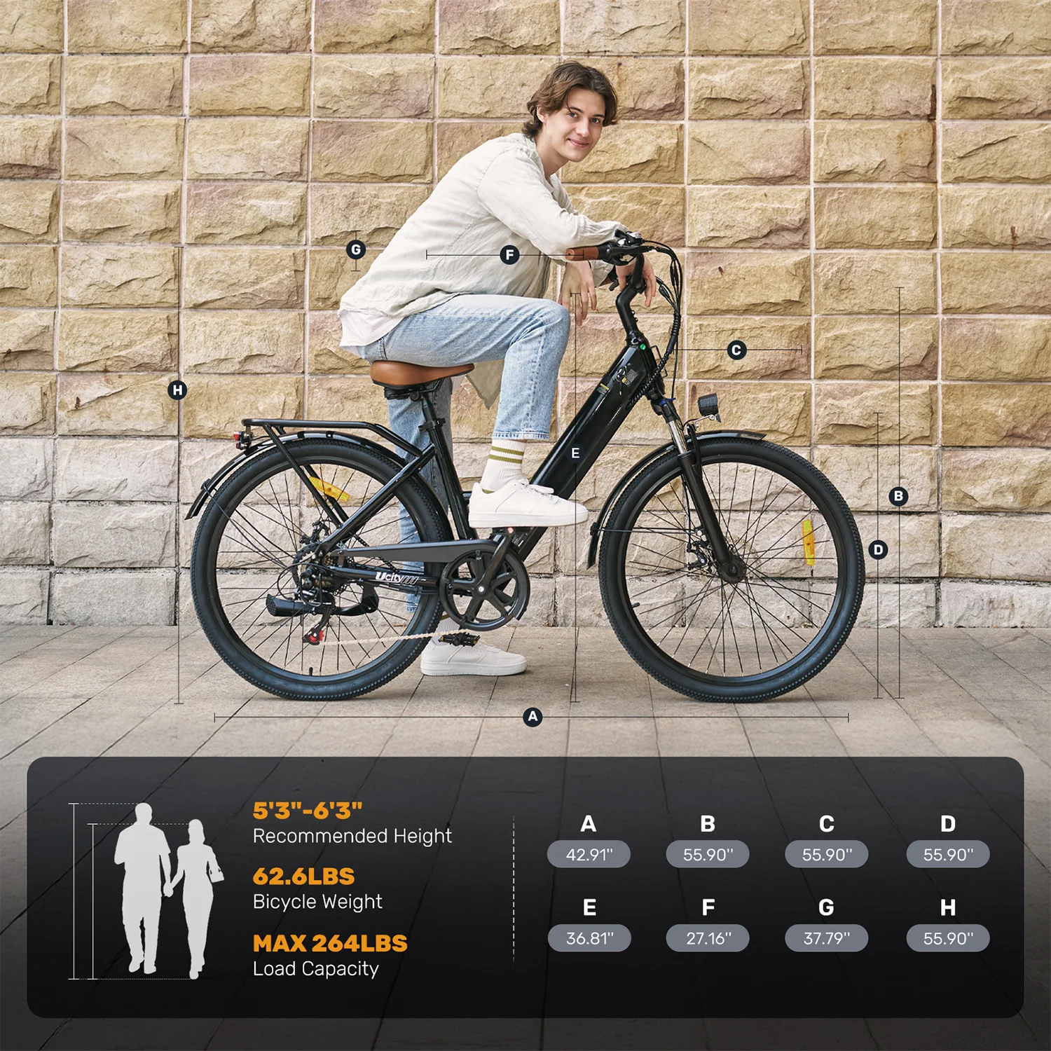 Ucity / U2 Urban Commuter Electric Bike - Image 11