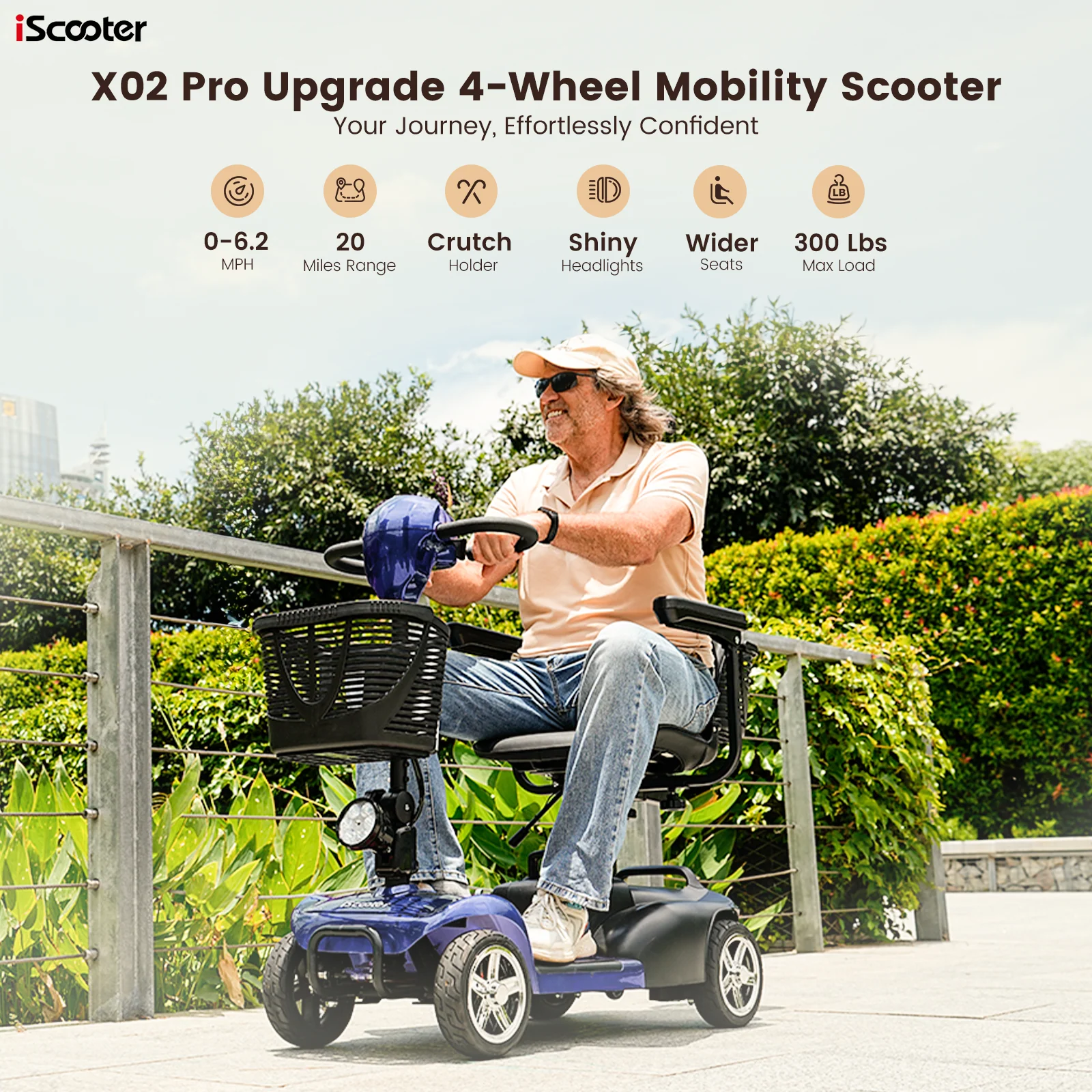 iScooter X02Pro Mobility Scooter - Image 11