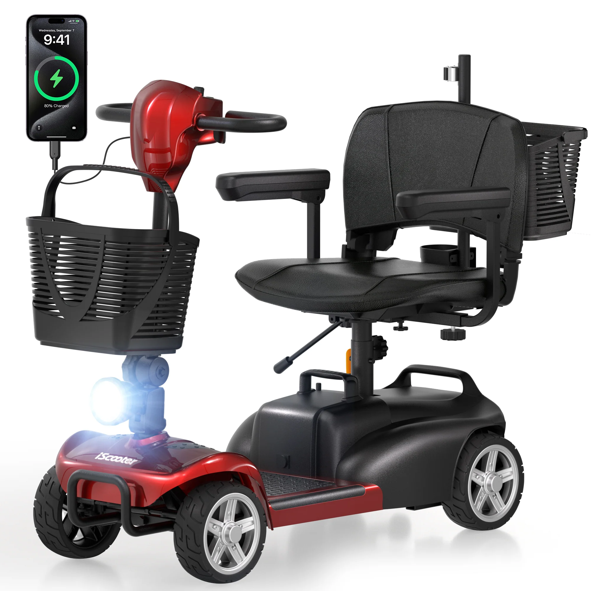 iScooter X02Pro Mobility Scooter - Image 12