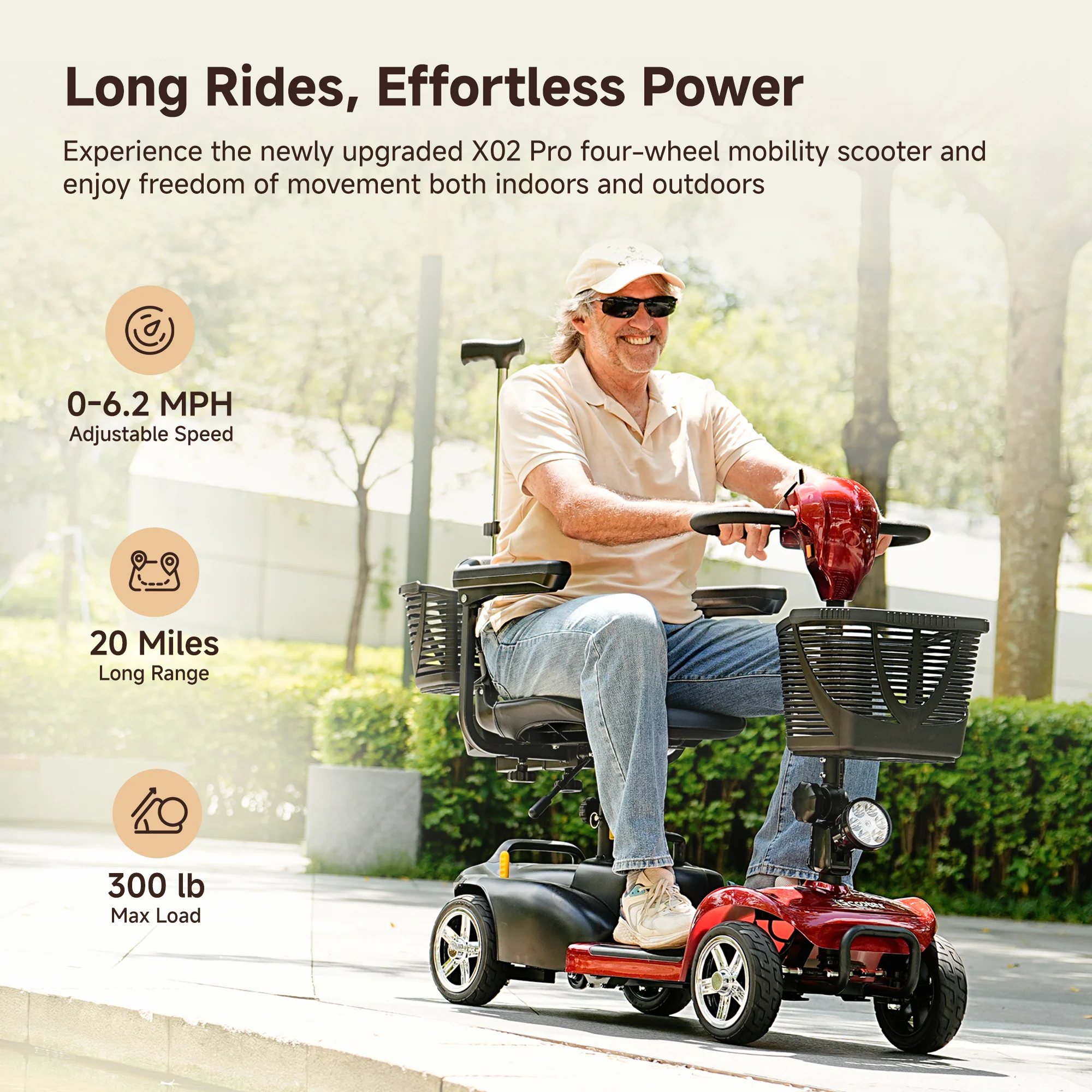 iScooter X02Pro Mobility Scooter - Image 8